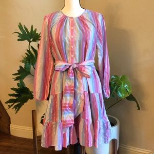 J Crew Rainbow Dress NWT